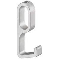 Aluminium ophængskrog til bøjlestang OVA 30 x 14 mm - sølvfarvet