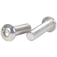 Buttonhead skrue - fuldgevind - M4 [ISO 7380-1] - El-galvaniseret