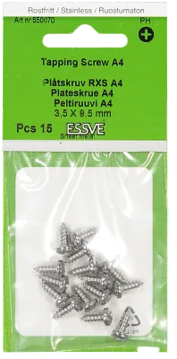 Pladeskrue rs a4 3,5x9,5-15