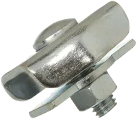 Pladewirelås simplex galvaniseret 4mm