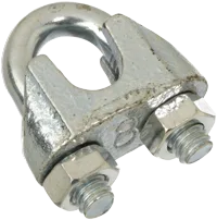 Bøjlewirelås DIN741 galvaniseret 19 mm