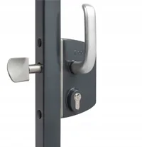 Locinox låsekasse skydelåge lås 50 mm. Sort