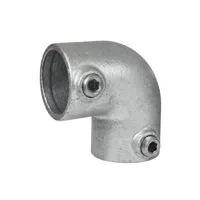 125 Vinkel Clamps / galvaniseret fitting 3/4" / 26,9 mm.