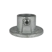 131 Fod - Vægplade Clamps / galvaniseret fitting 1/2" / 21,3 mm.