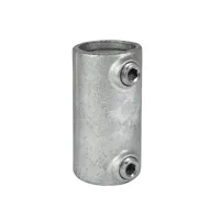 149 samlestykke Clamps / galvaniseret rør 1" / 33,7 mm.