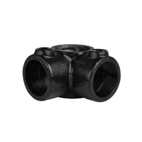 116 Gennemgående Hjørne Clamps / sort fitting 1/2" / 21,3 mm.