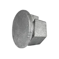 184 galvaniseret Clamps / rør prop 2" / 60,3 mm.