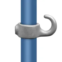 182 galvaniseret pipe Clamps / rør beslag med krog 1 1/2" / 48,3 mm.