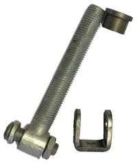 Locinox smedejernslåge svejsehængsel G90Z M16x150