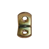 Hyldebærer i stål 20 x 20 mm - gul galvaniseret
