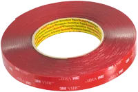 VHB 4910F dobbeltklæbende skumtape 19mm × 11m klar