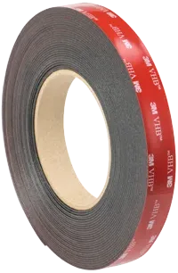 VHB dobbeltklb. skumtape 5962F sort 19mm × 8m