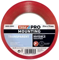 Tesa 66965 Pro Transparent montagetape 19mm×25m